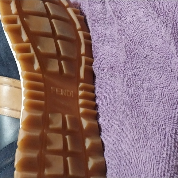 Fendi shoes size 12 fire 🔥 I wore once I'm size 11 used extre insole worked gre - Picture 6 of 9